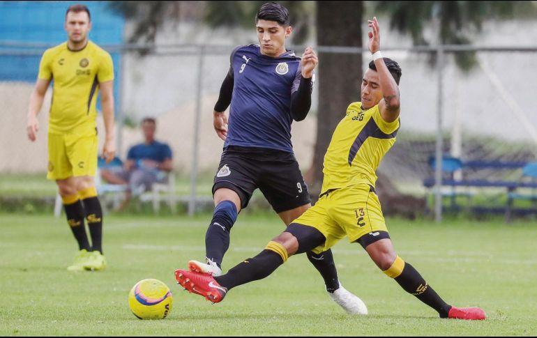 Preparación. Chivas y Leones Negros se enfrentaron el lunes pasado en amistoso con victoria de 1-0 para el Rebaño. TWITTER/@LeonesNegrosCF