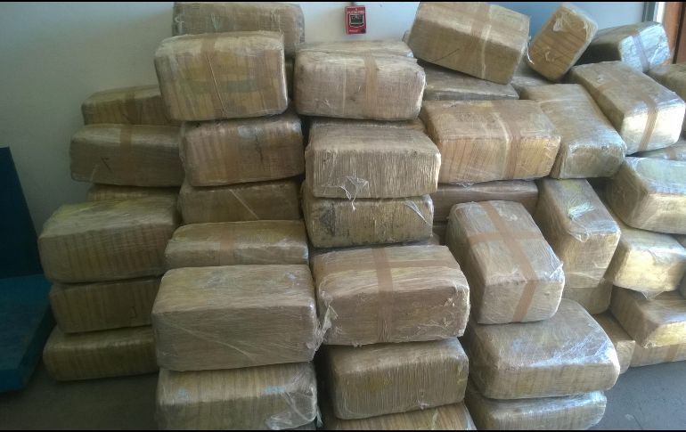 La PGR asegura que el estupefaciente tenía como destino la ciudad de Cancún, Quintana Roo. NTX / ARCHIVO