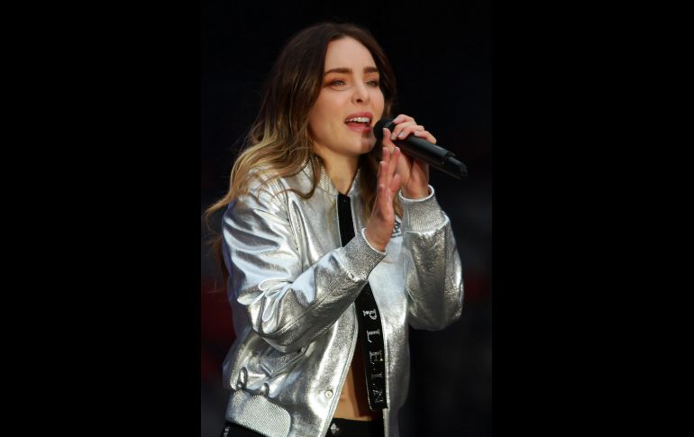 La cantante hizo un recorrido por su repertorio musical antes de culminar con canciones típicas mexicanas. NTX / F. Estrada