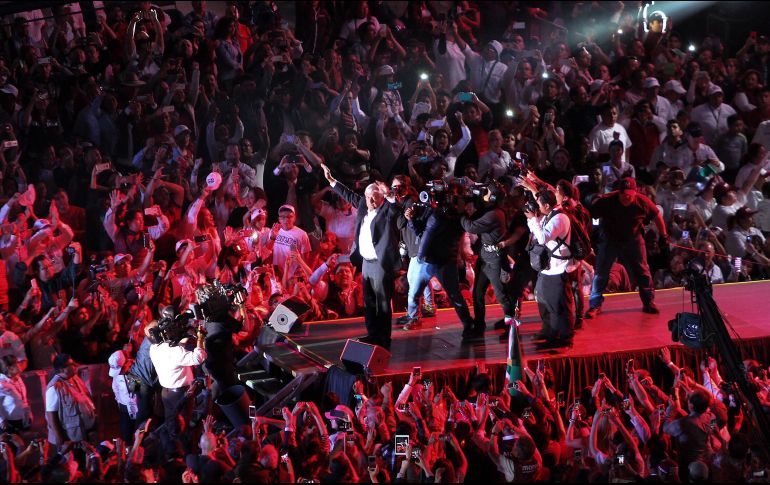 AMLO dijo que el domingo votará por doña Rosario Ibarra de Piedra a manera de homenaje. NTX / I. Hernández