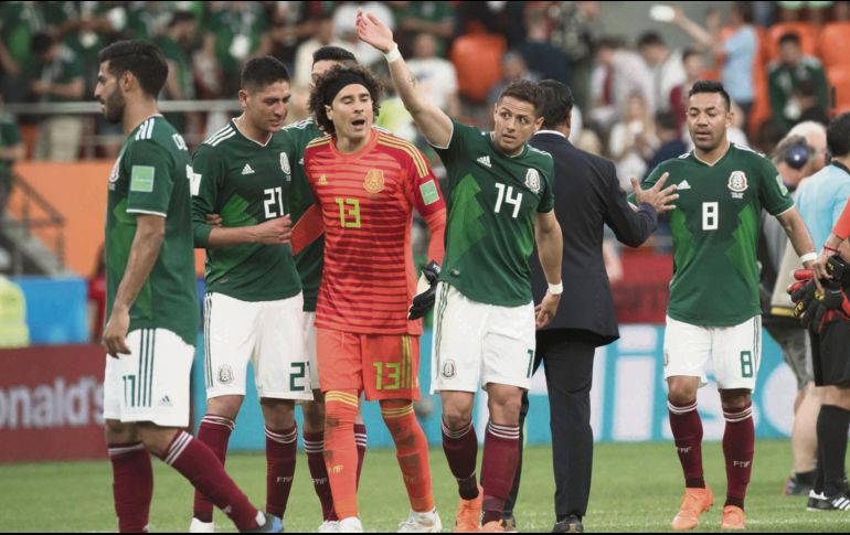 Unidos. El equipo mexicano quiere sacarse la espina de la mala exhibición ante Suecia. EFE
