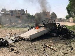 La confirmación del repliegue militar ruso se da a conocer en momentos en que el Ejército sirio combatió a los rebeldes en ciudad de Deraa. AP /