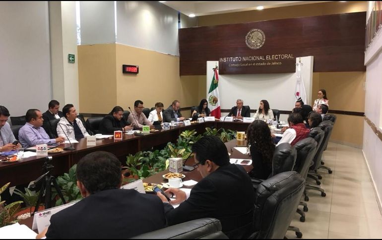 El presidente del consejo del INE, Carlos Manuel Rodríguez Morales, indicó que la elección será vigilada por 492 observadores ciudadanos en todo el Estado. TWITTER / @INEJALISCO