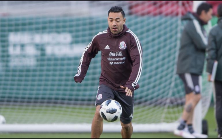 En el 2015, Marco Fabián, junto con Oribe Peralta y Miguel Herrera, ya habían sido investigados por el INE por apoyar públicamente al Partido Verde y la Federación los había multado. EL INFORMADOR / ARCHIVO