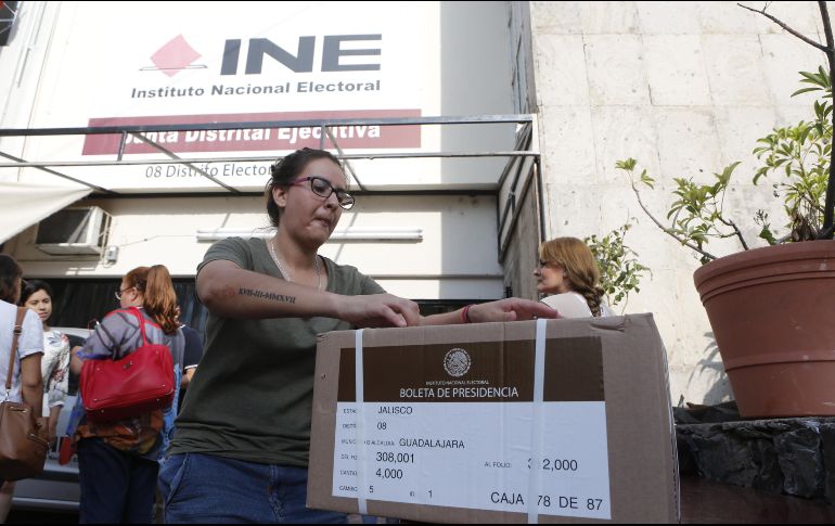 Señalan que de los 34 paquetes electorales que fueron robados, cinco pertenecen a elecciones federales y el 29 a elecciones locales. EL INFORMADOR / ARCHIVO