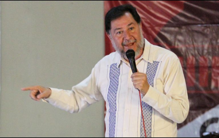 Fernández Noroña arremetió en redes sociales, al defender a López Obrador y el proyecto ue encabeza. NTX / ARCHIVO