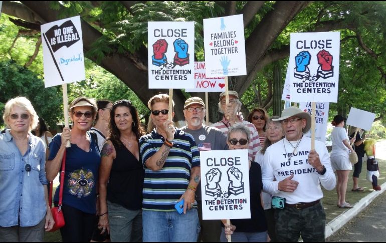 La comunidad norteamericana de Chapala seguirá firme en presionar para que el gobierno de Estados Unidos cambie su política. ESPECIAL /