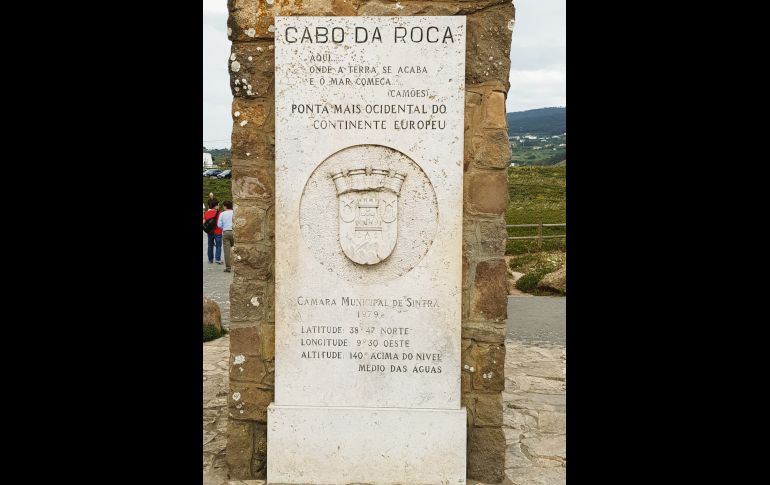 Cabo da Roca, el punto más occidental del continente europeo.