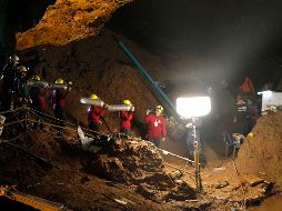 La cueva de Tham Luang Nang Non es un laberinto de pasadizos de kilómetros de longitud y túneles angostos. EFE/P. Tasiri