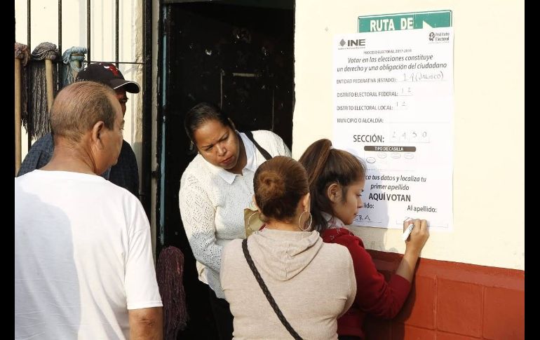 En Jalisco se instalarán tres mil 547 casillas básicas, cinco mil 879 contiguas, 339 extraordinarias y 55 especiales. EL INFORMADOR