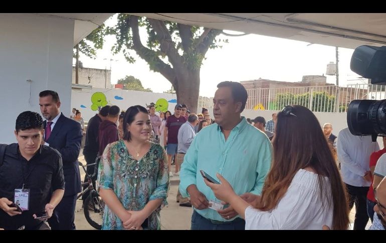 Salvador Cosío Gaona, candidato del Partido Verde a gobernador, votó en la casilla 3068 de Zapopan. EL INFORMADOR