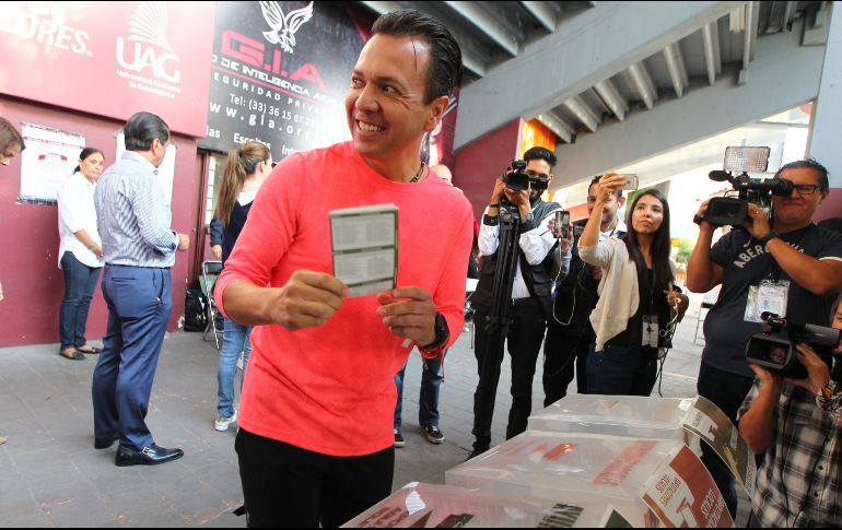 Lemus catalogó de histórica la elección ya que será el primer presidente municipal en repetir en el puesto de manera consecutiva. EL INFORMADOR / G. Gallo