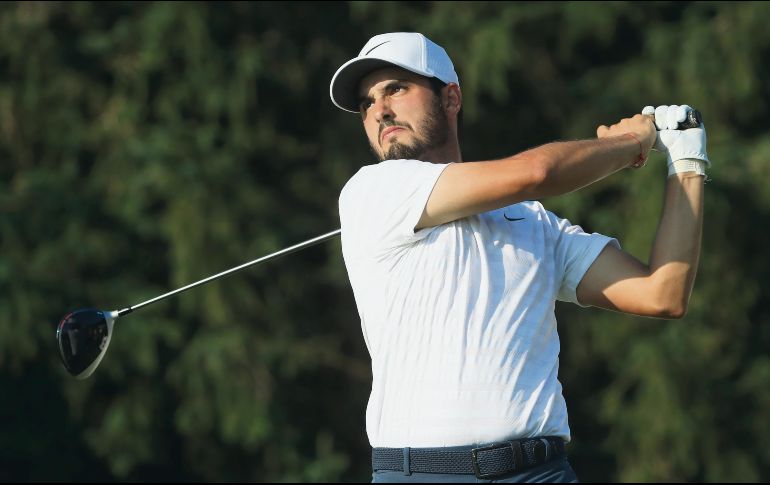 Destacado. El mexicano Abraham Ancer mostró un gran nivel de juego a lo largo de todo el fin de semana en el Quicken Loans National. AFP
