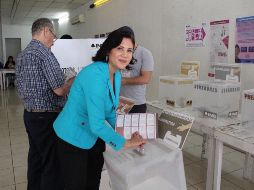 “Yo ya gané porque hice visible a las mujeres, estoy muy orgullosa de representarlas en esta contienda electoral”, indicó Araiza. NTX / ESPECIAL