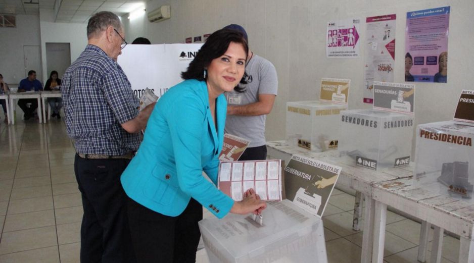 “Yo ya gané porque hice visible a las mujeres, estoy muy orgullosa de representarlas en esta contienda electoral”, indicó Araiza. NTX / ESPECIAL