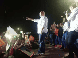 Alfaro afirmó frente a sus seguidores que 