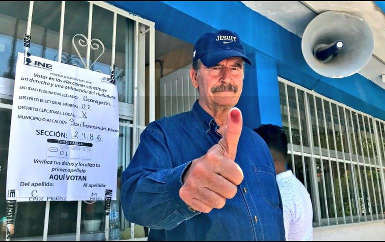 “Democráticamente el pueblo de México ha decidido y decidido para bien”, resaltó el ex mandatario. TWITTER / @VicenteFoxQue