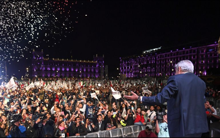 AMLO contabiliza siete millones 277 mil 987 sufragios. AFP/A. Estrella