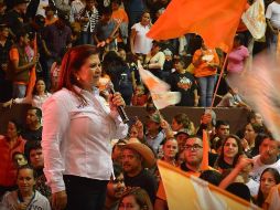 María Elena de Anda se dijo confiada en ganar la elección en Tepatitlán. FACEBOOK/nenadeandag