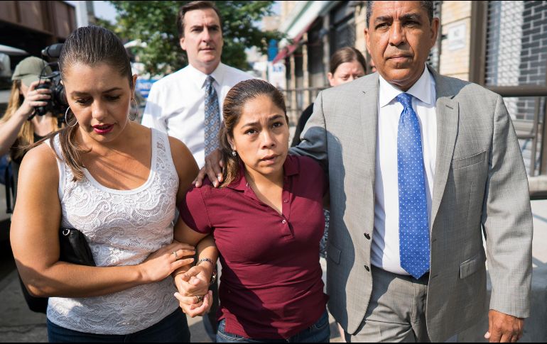 Un grupo de voluntarios condujo en automóvil a González desde el estado de Arizona hasta Nueva York. AP / C. Ruttle