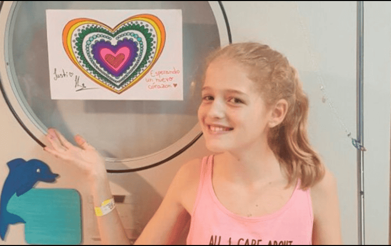 Justina Lo Cane, falleció a los 12 años en noviembre afectada por una cardiopatía cuando esperaba el milagro de que apareciera un corazón con el cual sobrevivir.  ESPECIAL