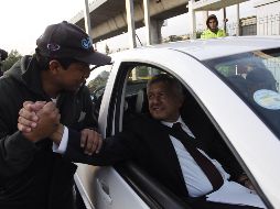 El político de Tabasco aclara que respeta la declaración del líder de la Coparmex, Gustavo de Hoyos Walther, quien aseguró que el sector empresarial no tiene ni tendrá una luna de miel con el virtual presidente electo. EFE / S. Gutiérrez