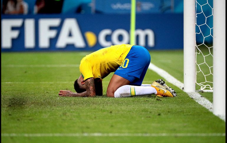 La selección de Brasil fue eliminada de cuartos de final de la Copa del Mundo Rusia 2018, luego de perder 2-1 ante Bélgica. EFE/ W. Woon