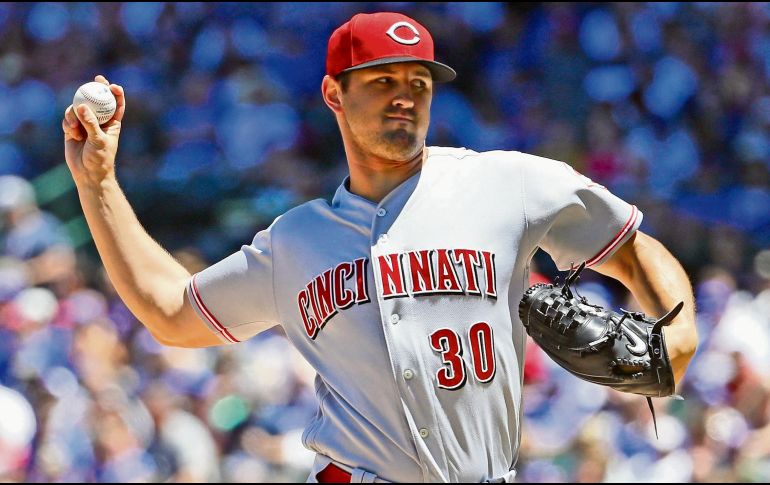 Tyler Mahle. El abridor de los Rojos de Cincinnati tuvo una destacada actuación en la lomita. AFP