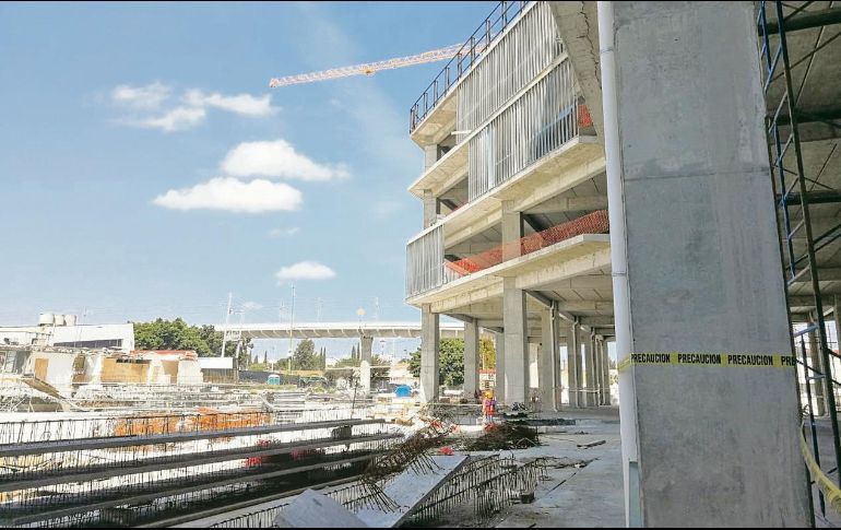 Cascarón listo. El Ayuntamiento informó que la obra civil registra 90% de avance. ESPECIAL
