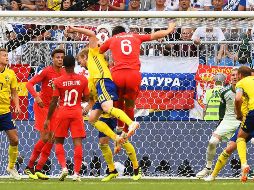 De los once goles que ha marcado la Selección inglesa, ocho han sido logrados gracias a su gran potencial en acciones a balón parado. EFE / F. Arrizabalaga