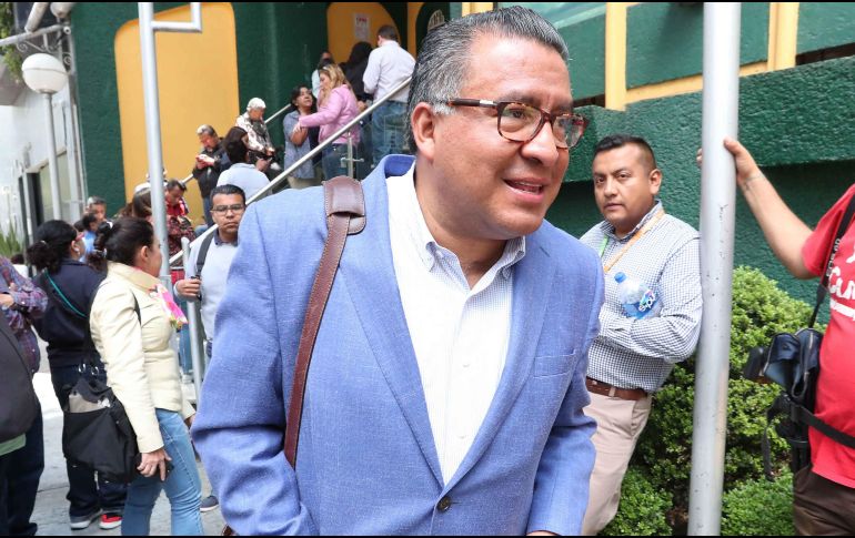 Sobre el presunto desvío millonario del fondo de damnificados de los terremotos, Duarte dijo que hasta que haya una determinación del INE sobre la multa a Morena, ellos fijarán su posición. SUN / A. Ojeda