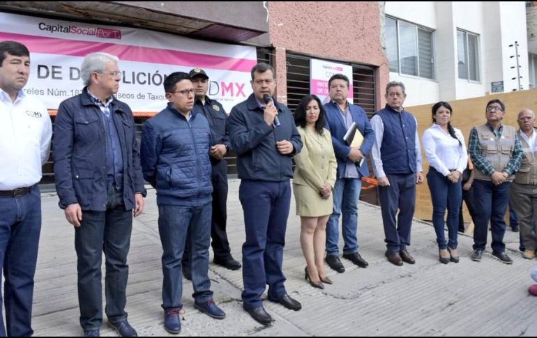 Hasta hoy, suman 56 edificios derrumbados a cargo de la Secretaría de Obras y Servicios, como consecuencia del 19S. TWITTER / @amievajoserra