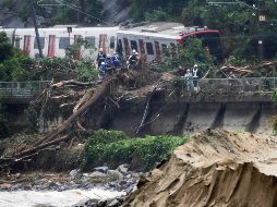 Por su parte, los medios anunciaron un balance de 50 muertos y 50 desaparecidos. EFE / Jiji Press