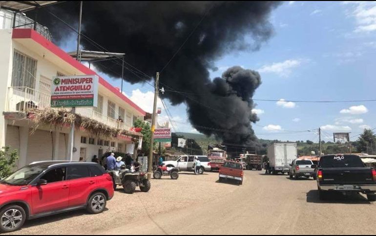 No se encontraron personas en el lugar ni se reportaron lesionados. ESPECIAL / UEPCB