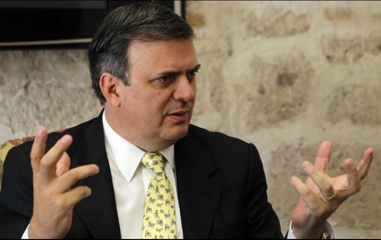 Ebrard reitera además la importancia de que ambos mandatarios, López Obrador y Trump, puedan reunirse después del 1 de diciembre. EL INFORMADOR / ARCHIVO