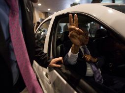 López Obrador también se ha reunido desde el mediodía con distintos empresarios de los medios de comunicación. AP / M. Castillo