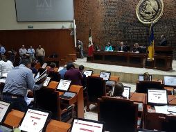 La sesión se reanudaría después de las 16 horas. TWITTER/ @LegislativoJal