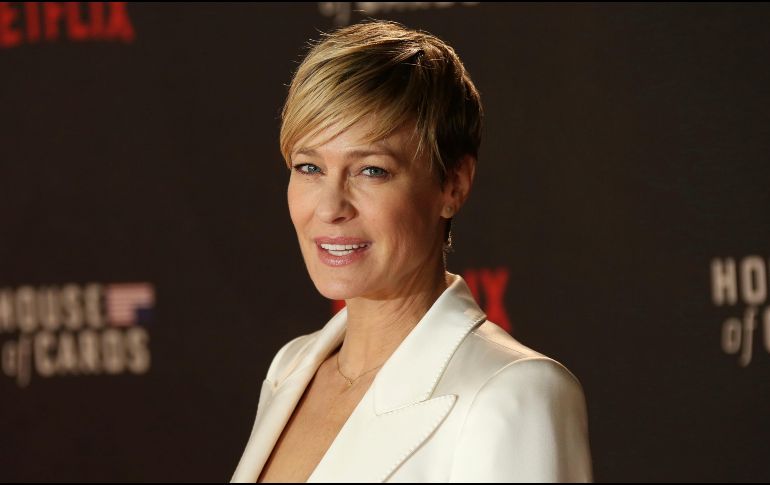 Wright quiso dejar claro que no mantenía relación con Spacey fuera del plató de rodaje. AP / ARCHIVO