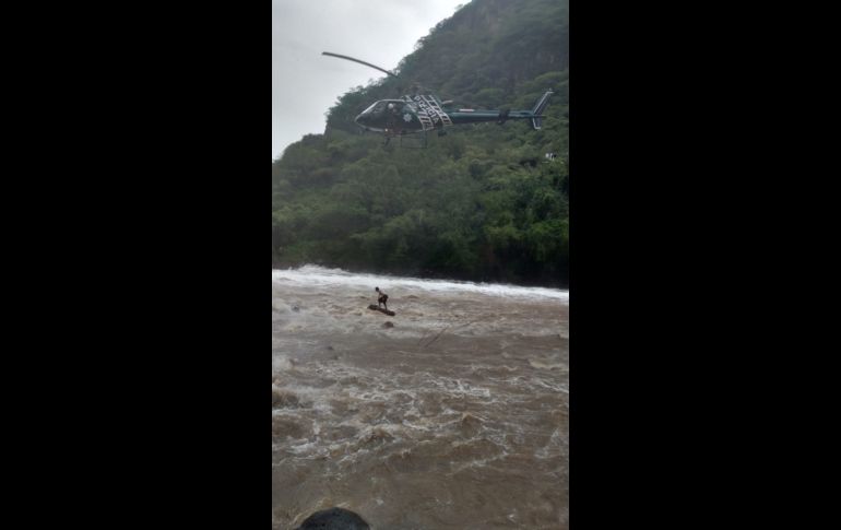 Las autoridades no fueron informadas de cómo el sujeto llegó al lugar. ESPECIAL/