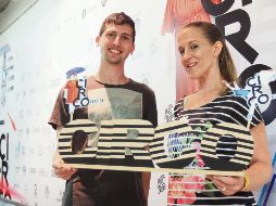 Malabarismo. Matan Presberg y Erin Stephens, miembros del International Jugglers Association. EL INFORMADOR/E. Barrera