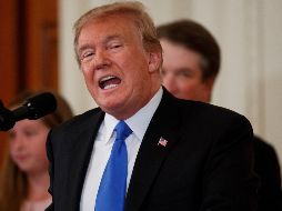 Cada tuit de Trump genera una media de 20 mil retuits, según el estudio de BCW. AP/E. Vucci