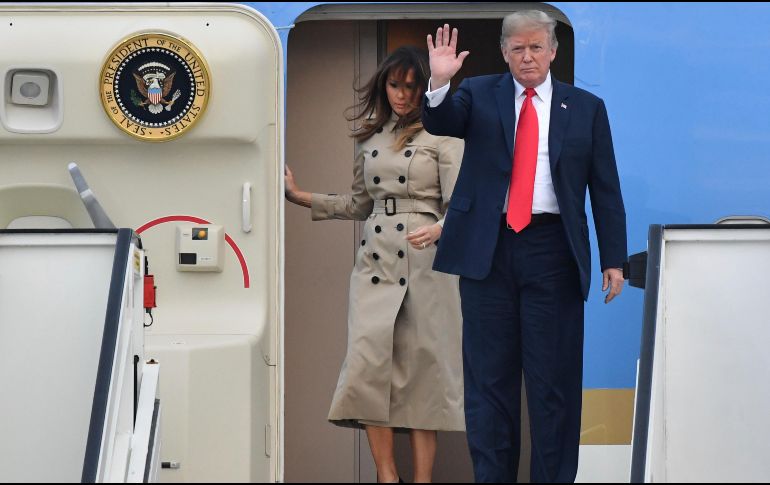 Donald inicia una gira europea de casi una semana que le llevará también a Londres y a Helsinki. AP / G. Vandeen