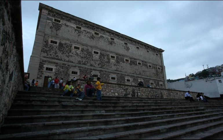 El fuego se encuentra en la Alhóndiga de Granaditas. EL INFORMADOR / ARCHIVO