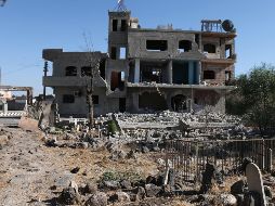 La localidad de Hit, situada en la cuenca del río Yarmuk, ha sido escenario de varios enfrentamientos desde junio. AFP/A. Al-Msalam