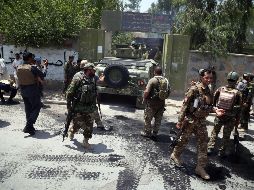 Los talibanes destruyeron en primer lugar un puente en la localidad de Pul-e-Momin, y después atacaron los puestos de control. EFE/G. Habibi