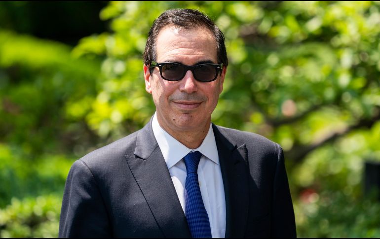  Mnuchin dijo que su presencia en la Ciudad de México, como parte de la delegación estadunidense que se reunirá con López Obrador. EFE/ ARCHIVO