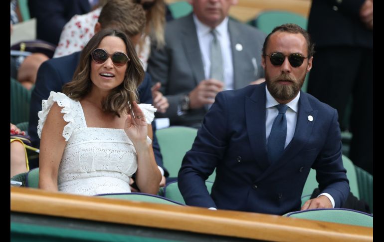 Pippa Matthews y James Middleton, los hermanos de Catalina, duquesa de Cambridge. AFP/ARCHIVO