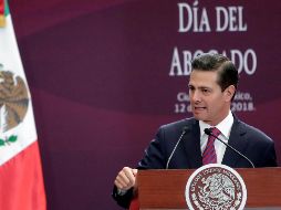 El Presidente subrayó que las reformas partieron de un diagnóstico muy claro que identificó las principales barreras que limitaban el desarrollo de México. SUN / I. Stephens