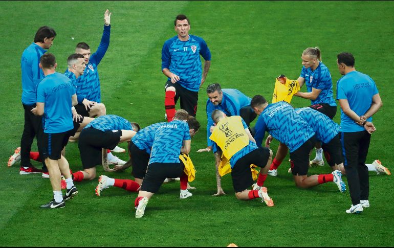Sumando las tres prórrogas, Croacia jugará su octavo partido de este Mundial el próximo domingo en la Final contra Francia, pero aseguran que eso no será impedimento. EFE/S. Ilnitsky