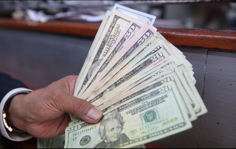 El Banco BASE prevé que el tipo de cambio cotice entre 18.90 y 19.15 pesos durante este día. EL INFORMADOR / ARCHIVO